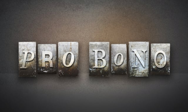 Pro Bono in type slugs